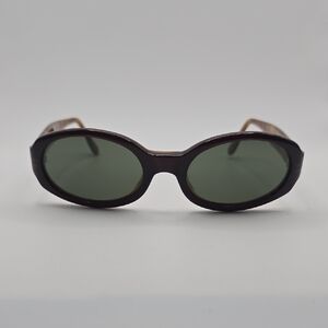 Byblos Dark Brown Oval Sunglasses